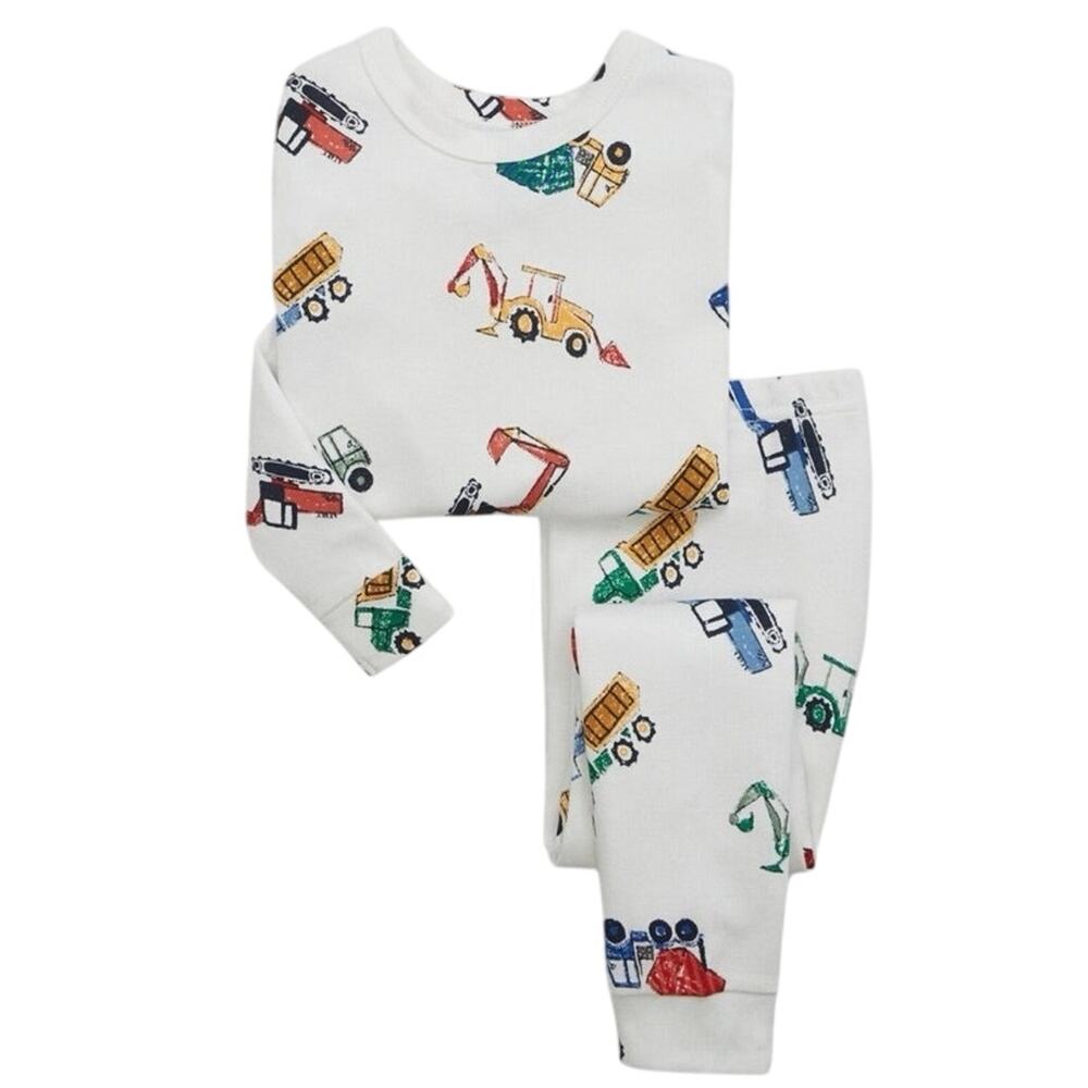 babyGap 100% Organic Cotton Digger Truck PJ Set sz6